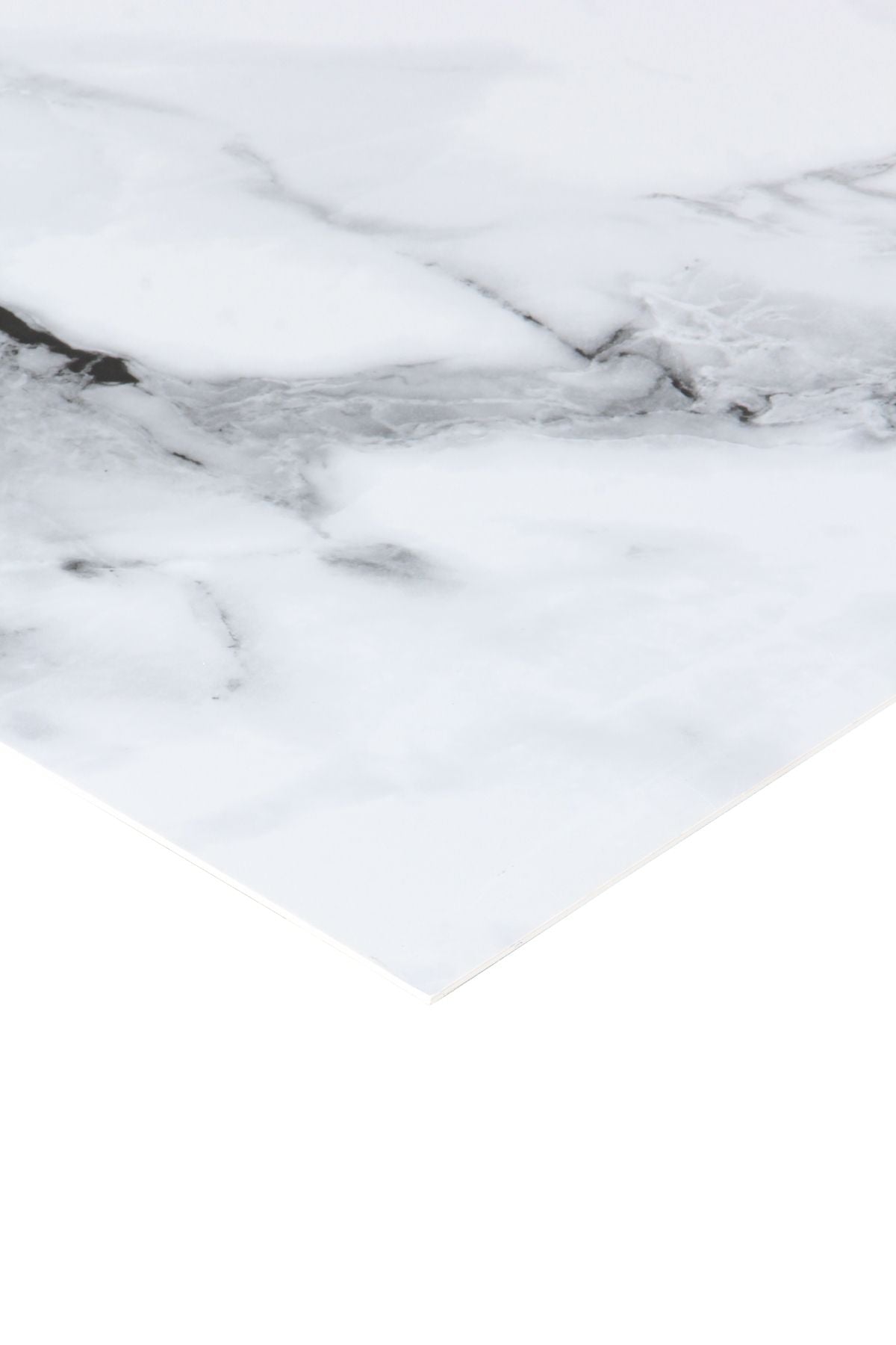 AREK WHITE GRAY Mermer Desenli PVC Panel 122 x 244 CM