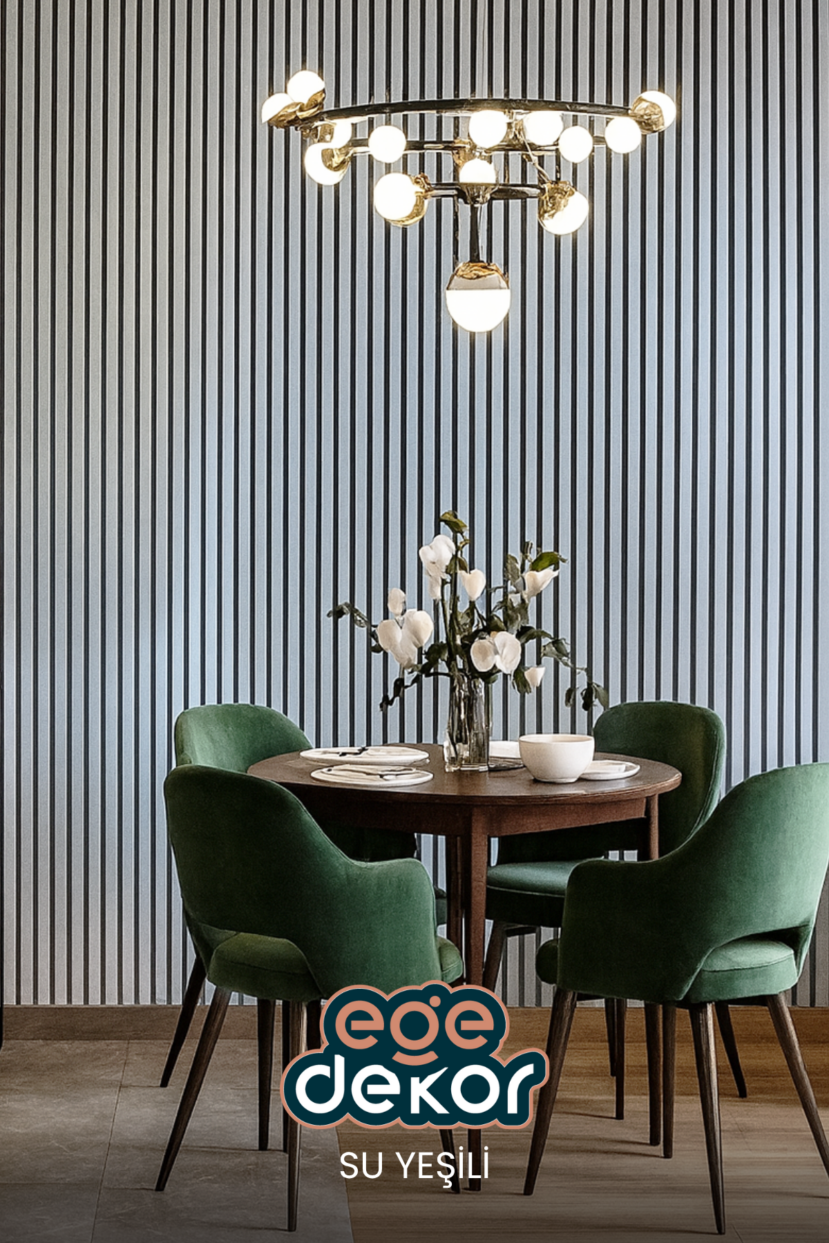 SU YEŞİLİ Akustik Panel 100 x 280 CM