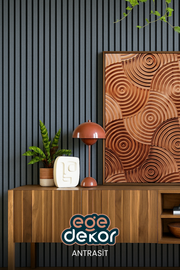 ANTRASİT Akustik Panel 100 x 280 CM