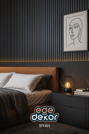 SİYAH Akustik Panel 100 x 280 CM