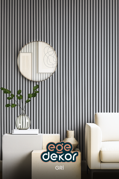 URAGAN GRİ Akustik Panel 100 x 280 cm