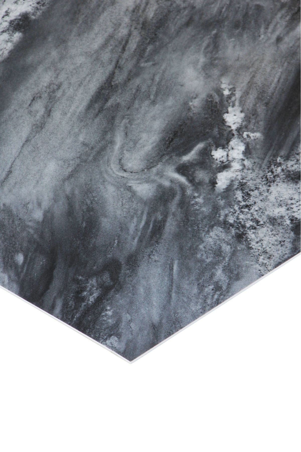 BLACK GRAY NARSO Mermer Desenli PVC Panel 122 x 244 CM