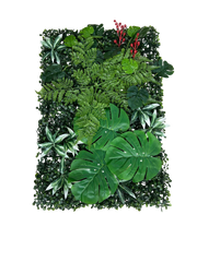 Yapay Çiçek Duvar Paneli Çok Çeşitli 40x60 cm