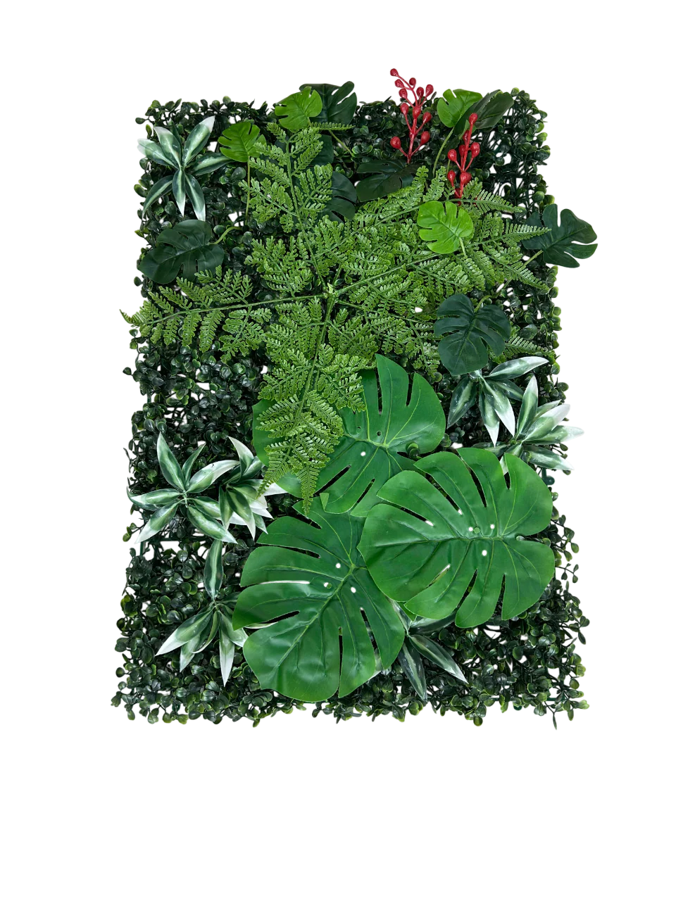 Yapay Çiçek Duvar Paneli Çok Çeşitli 40x60 cm