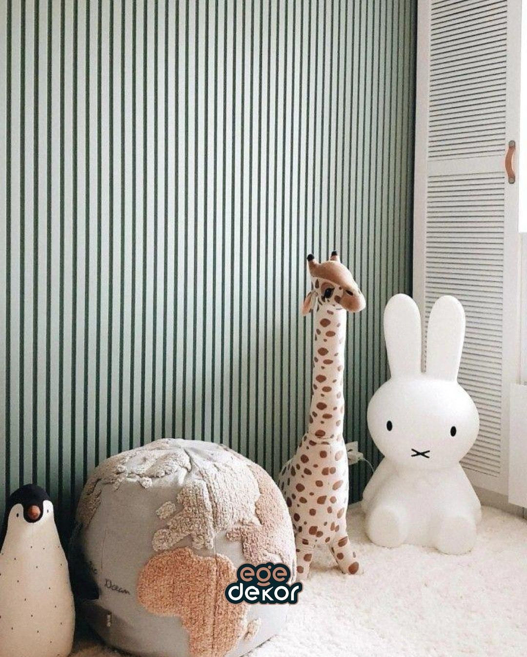 SU YEŞİLİ Akustik Panel 100 x 280 CM