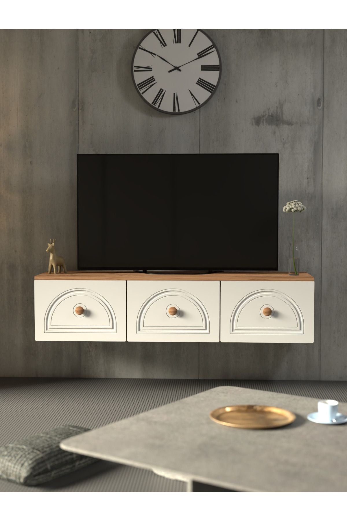 Boho  3'lü Duvar Tv Ünitesi