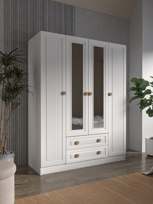 Nova Line Aynalı Giysi Dolabı