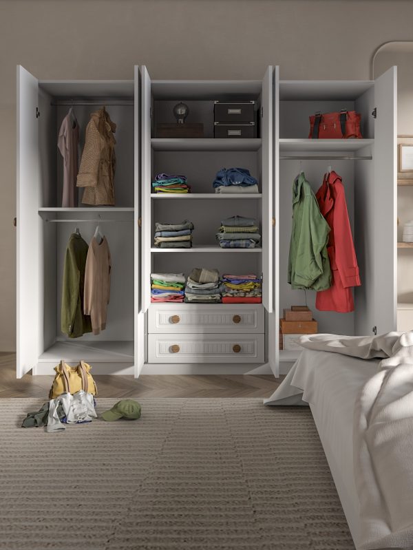 Nova Line Aynalı Giysi Dolabı